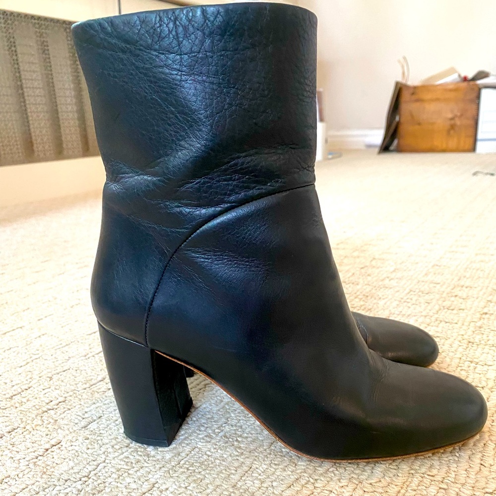 Black leather COS ankle boots - size 37 (7)